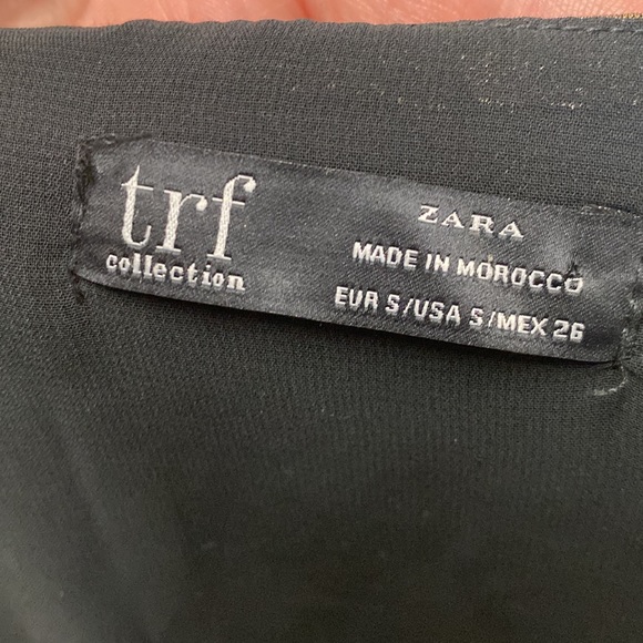 Zara Gold Wrap Dress Small - Picture 2 of 8